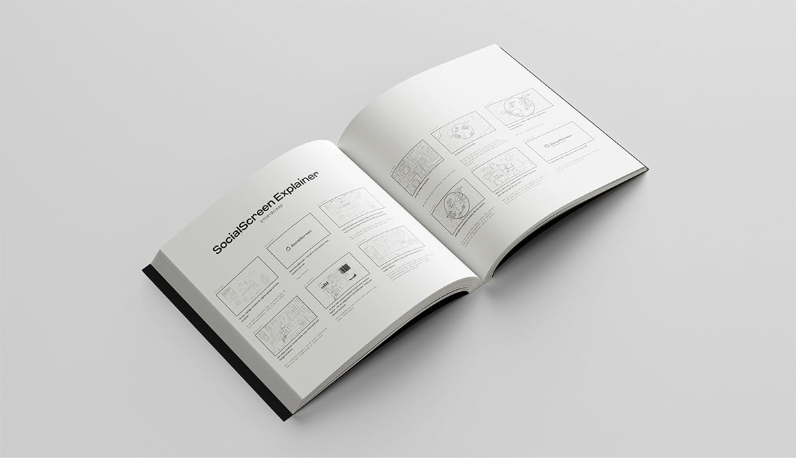 SocialScreen Storyboard Mockup 01 SocialScreen Storyboard